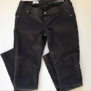 Gap skinny moto maternity jeans